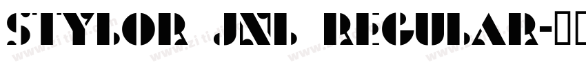 Stylor JNL Regular字体转换